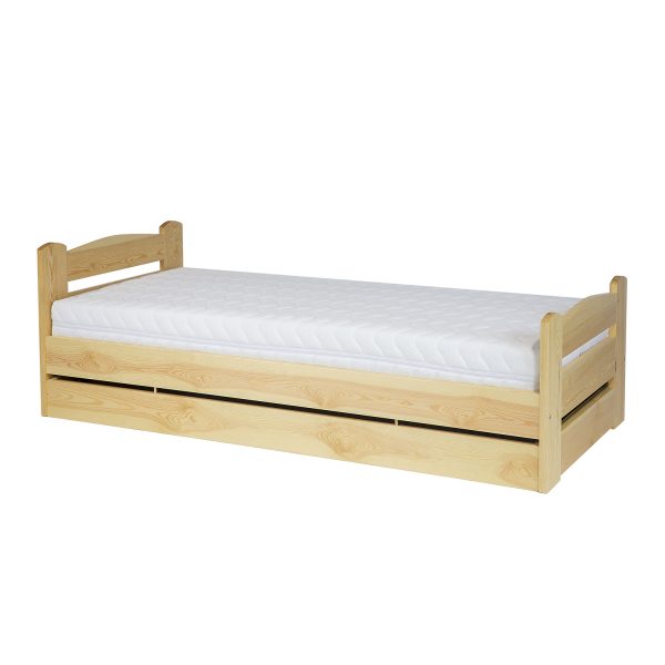 Posteľ LK 144 borovica 90 BOX