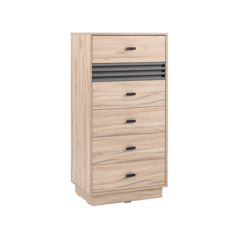 Komoda Allmo AL18 dub/antracit