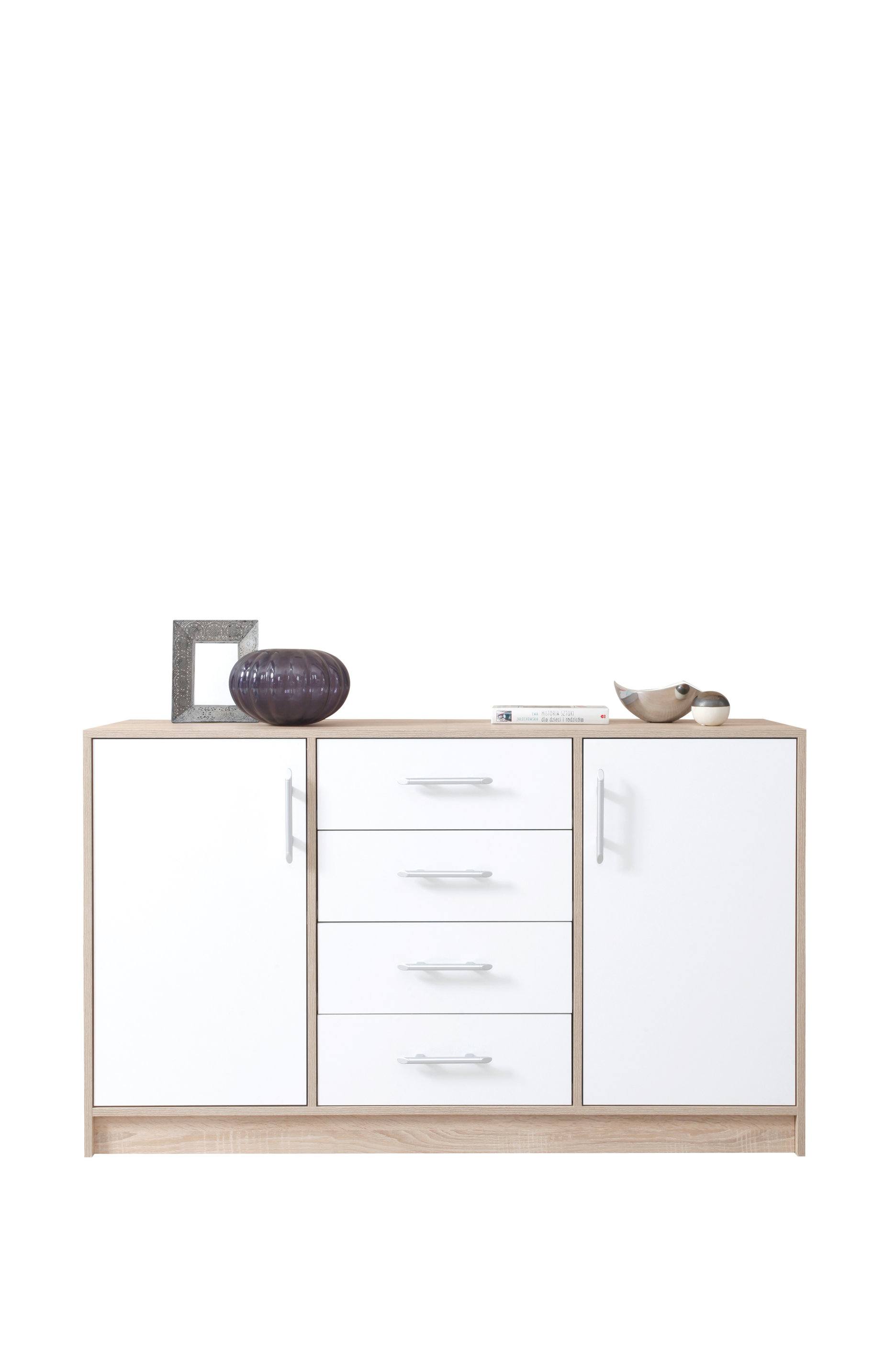 Komoda Smart SRK1 dub sonoma/biela