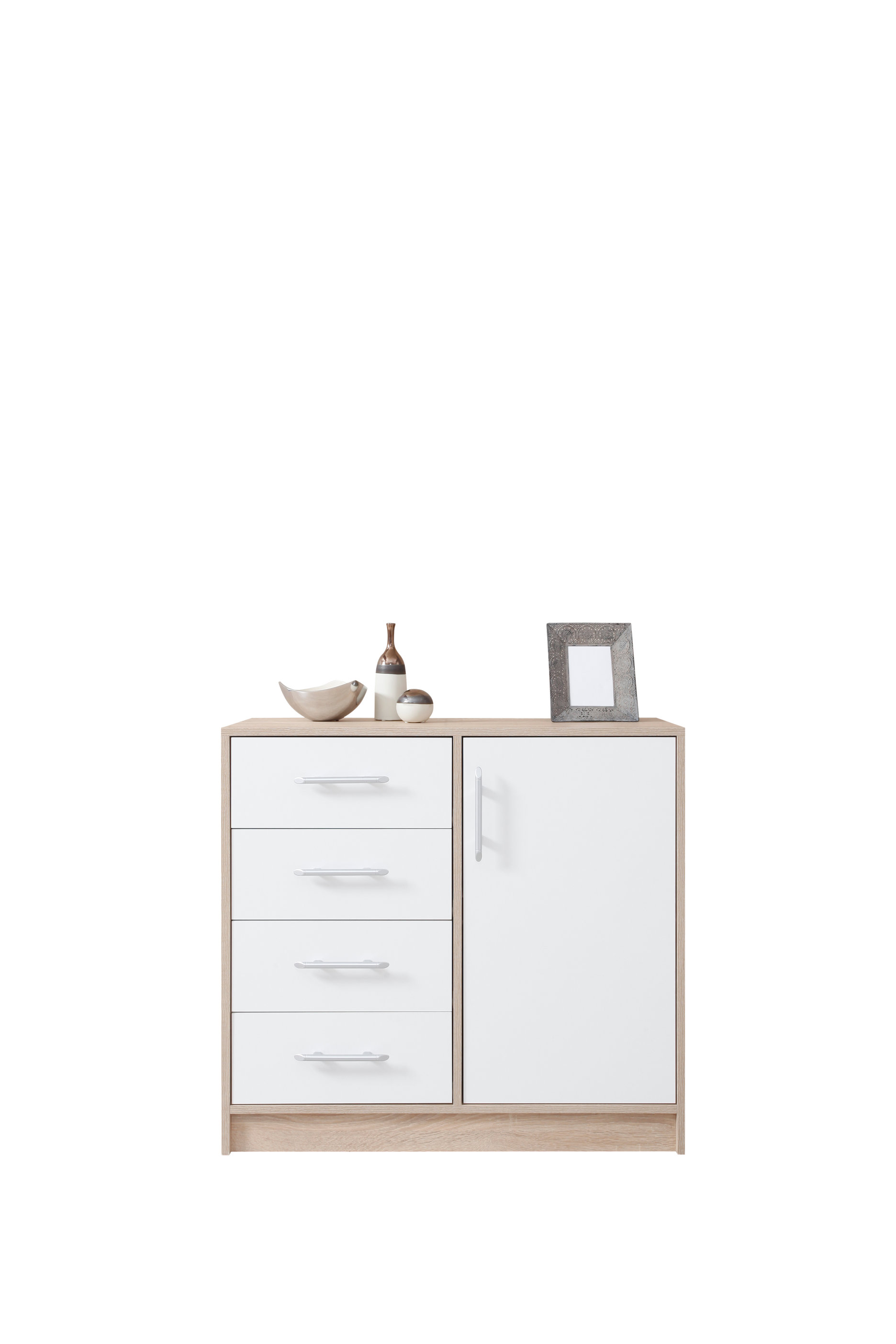 Komoda Smart SRK2 dub sonoma/biela