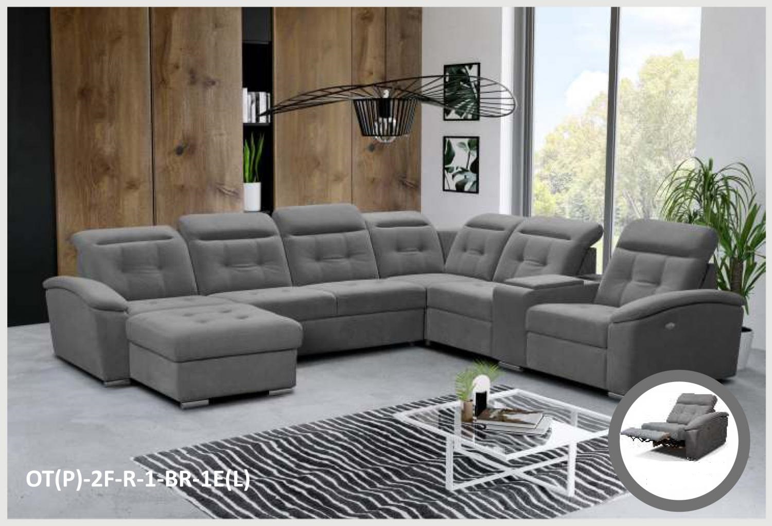 Sedacia súprava Comforto OT(P)-2F-R-1-BR-1E(L)